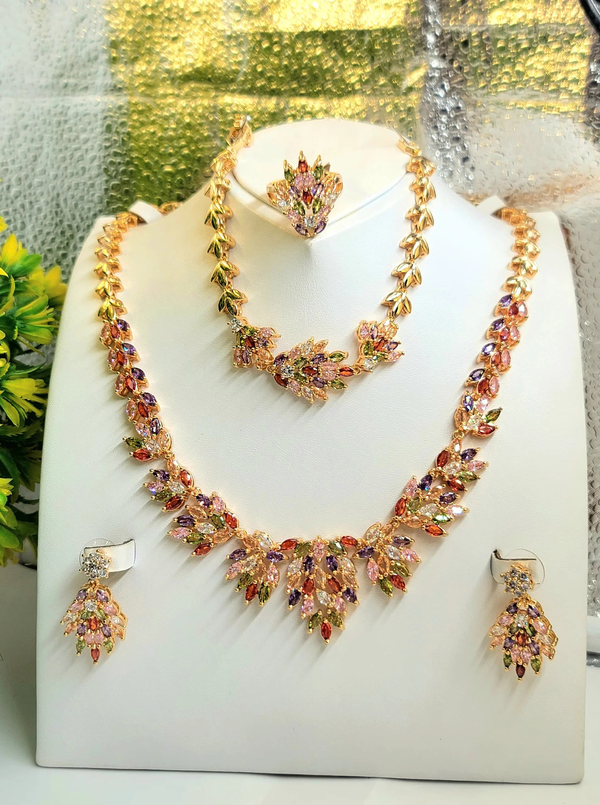 طقم زركون فخم 👑💎