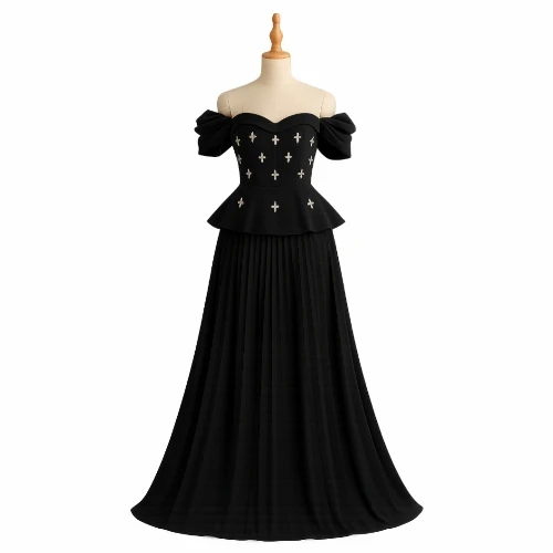 فستان شيفون مريب فخم بدرجة أولى