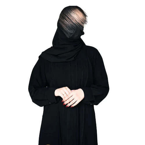 عباية بنسات راقية برويز أمامي بتصميم عملي وأنيق