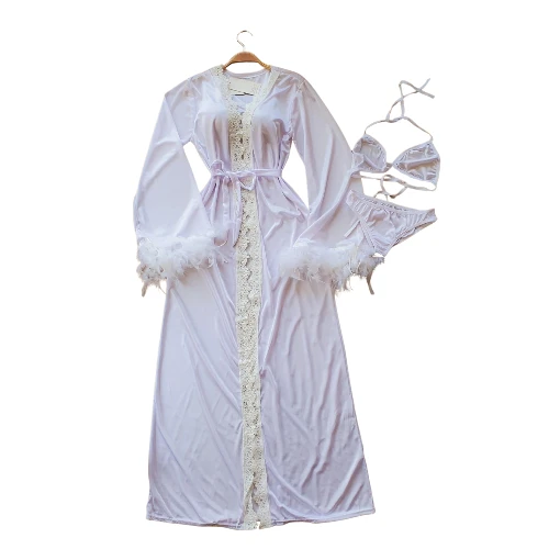 طقم لانجري ملكي للعرايس أربع قطع