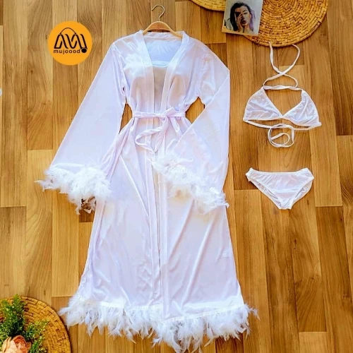 لانجري نسائي شي إن عرائسي قصير حيران – أربع قطع منفصلة