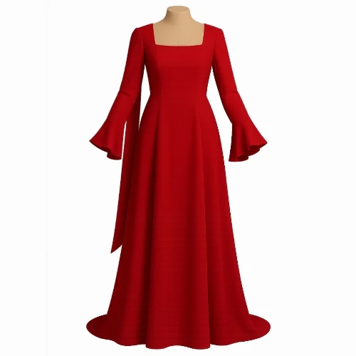 فستان أنجليكا الإمبراطوري الطويل