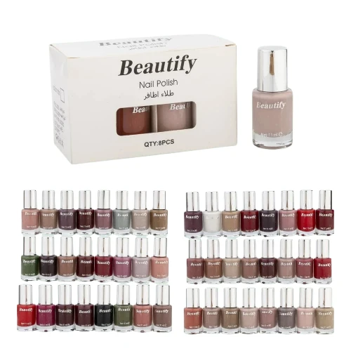 مناكير أظافر بيوتفاي بدرجات متنوعة