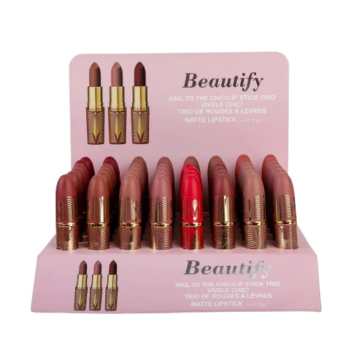 روج شفاه بيوتفاي مطفي بدرجات أنيقة