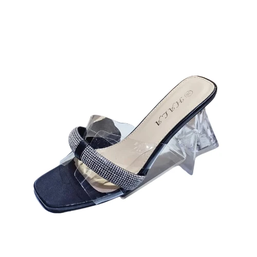 صندل نسائي كعب زجاجي